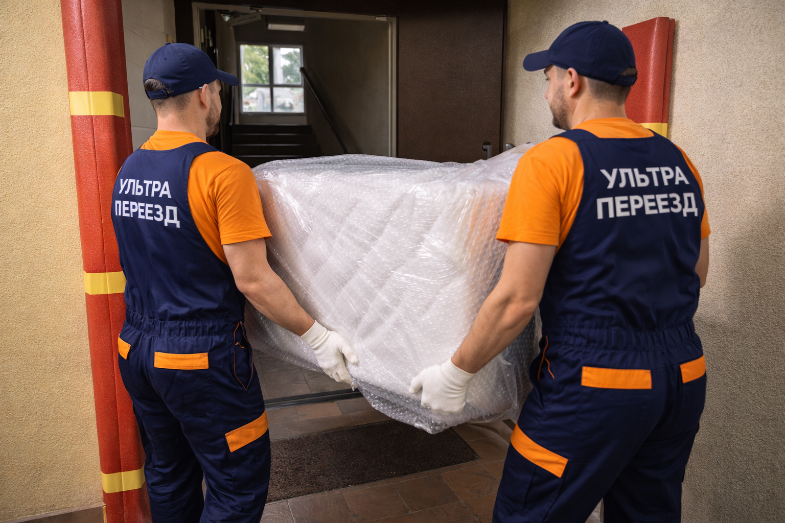 Вынос и погрузка вещей в грузовик