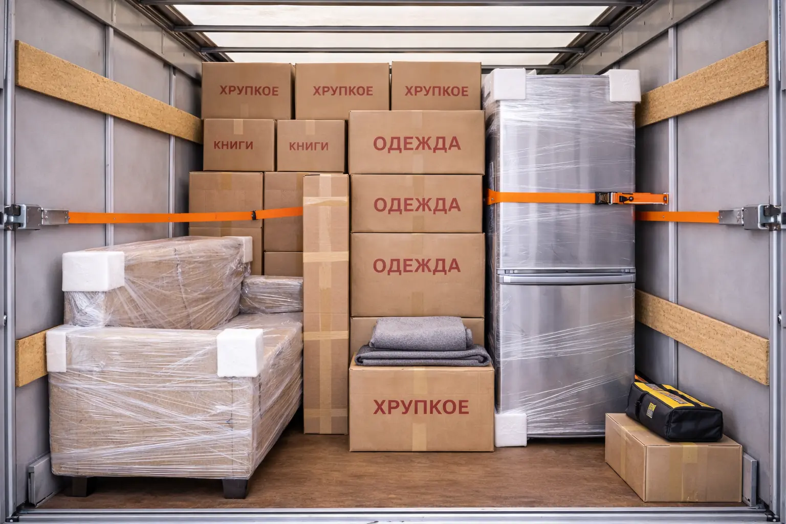 Перевозка вещей на специализированном автомобиле