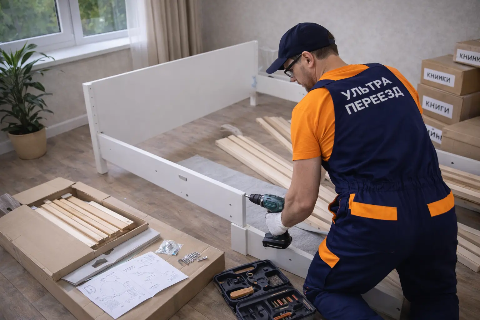 Сборка мебели на новом месте