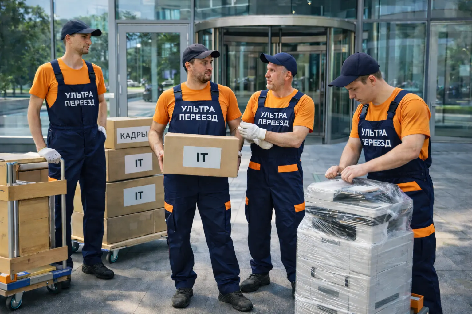 Готовый офис после переезда