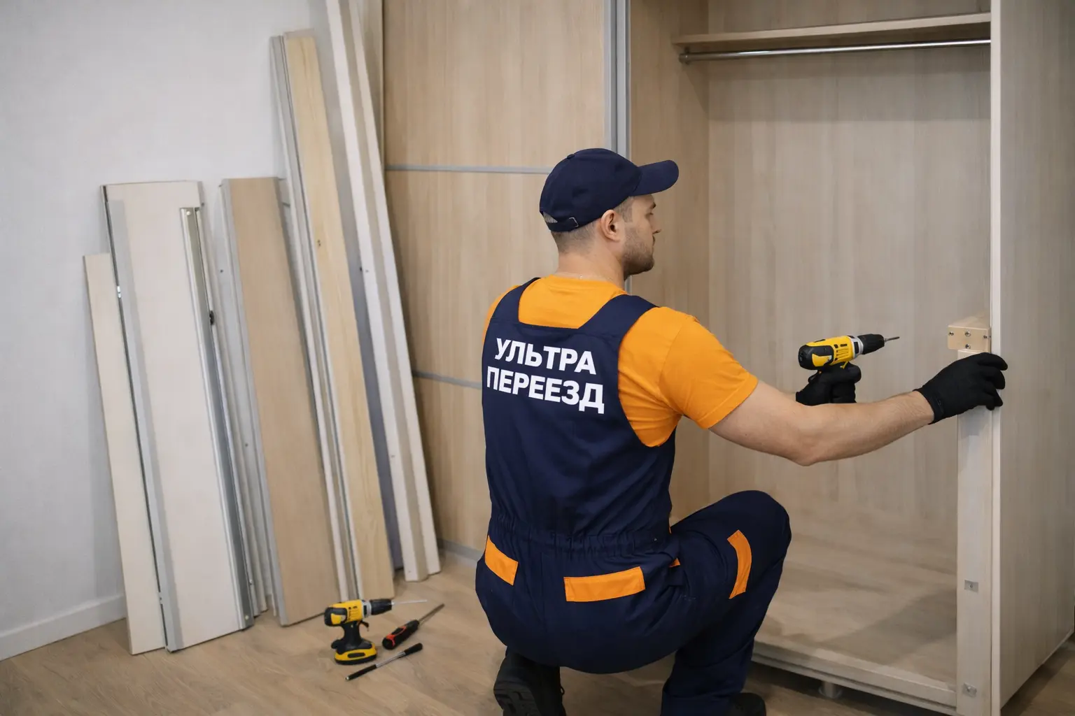 Разборка мебели перед перевозкой вещей