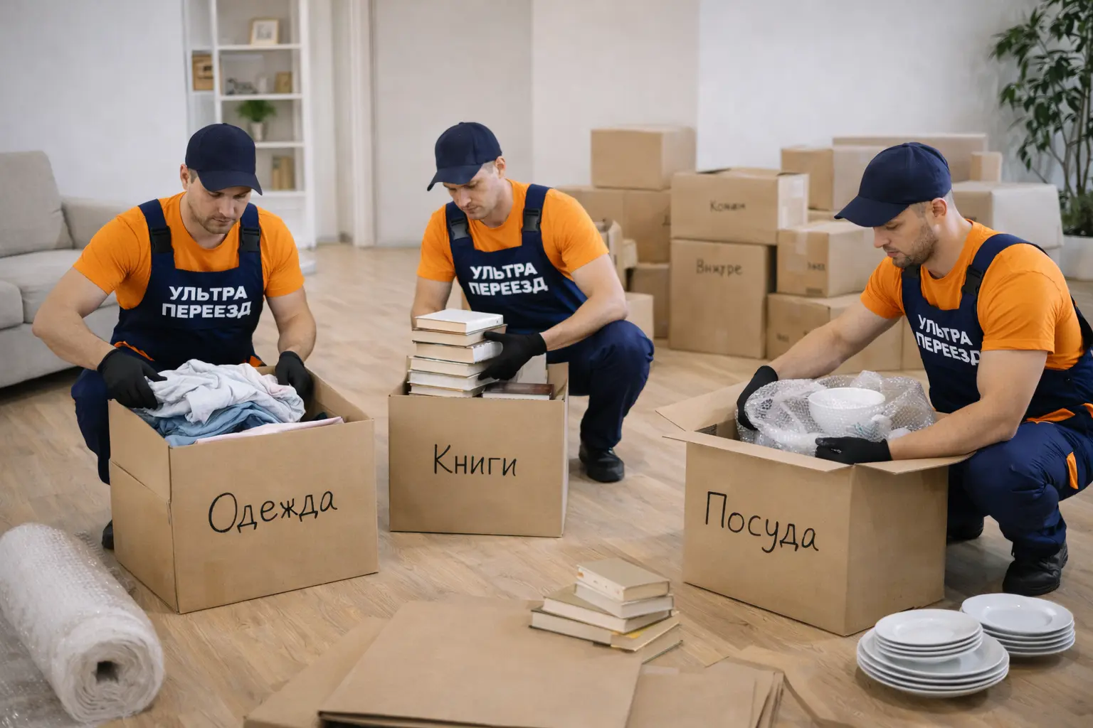 Вынос и погрузка вещей в машину