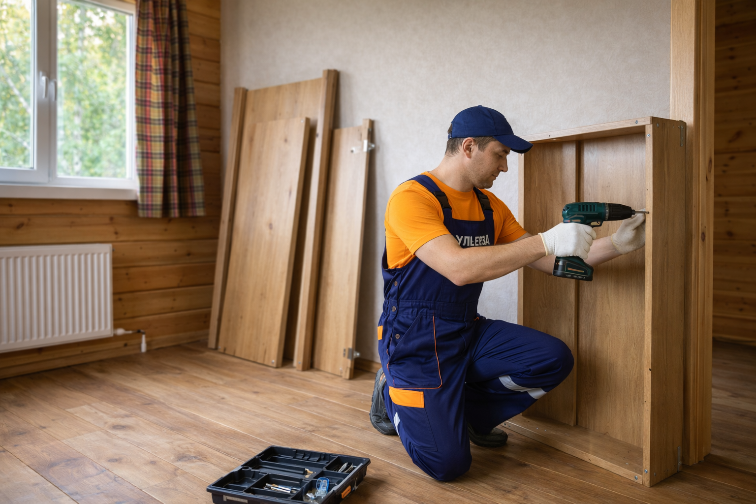 Разборка мебели перед дачным переездом