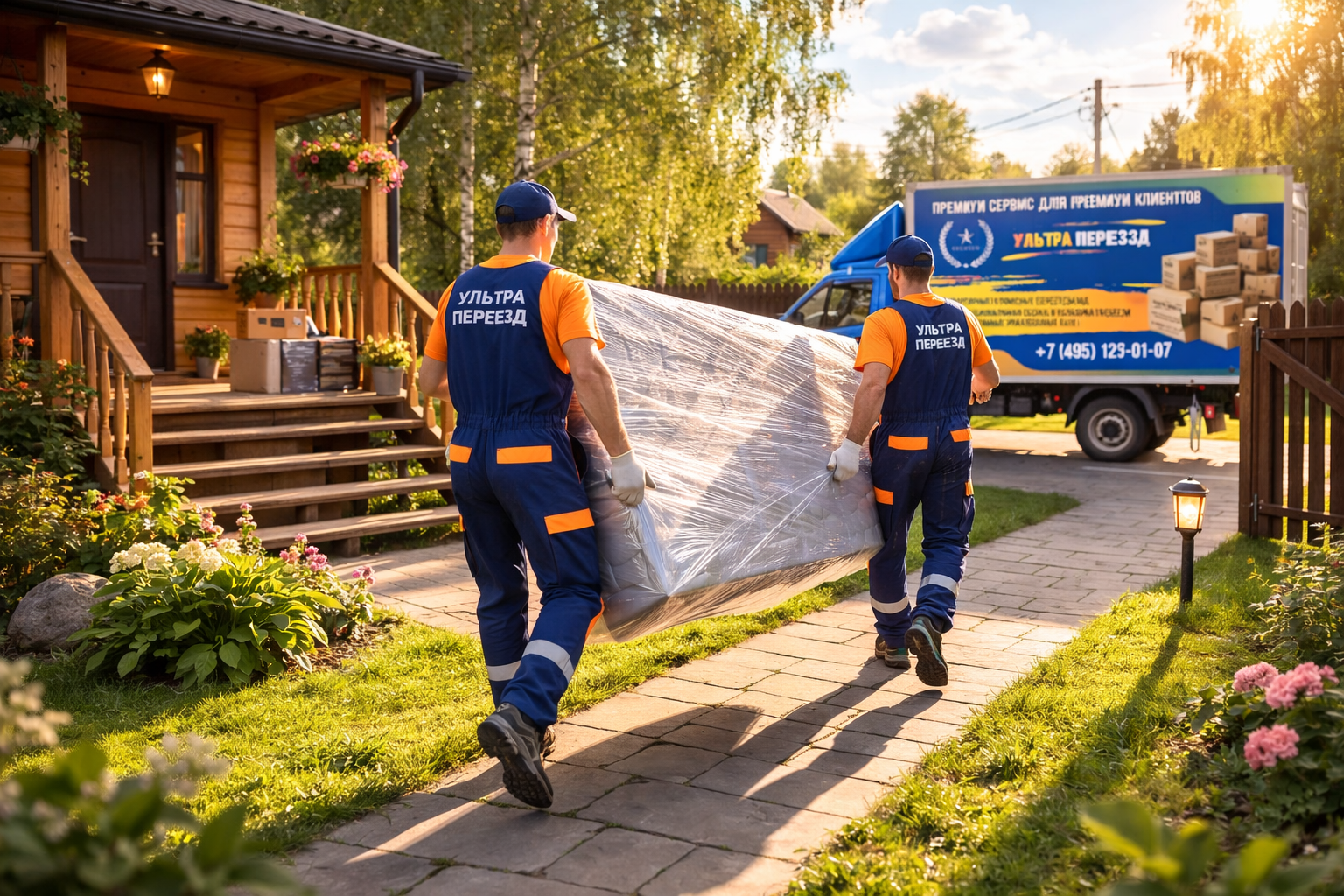 Вынос и погрузка вещей для перевозки на дачу