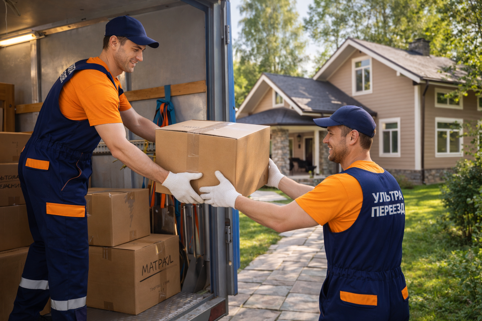 Выгрузка и занос вещей на дачу