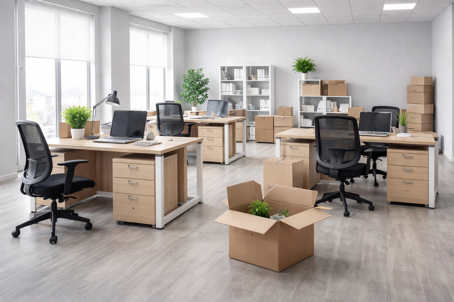 Перевозка мебели — грузчики на работе