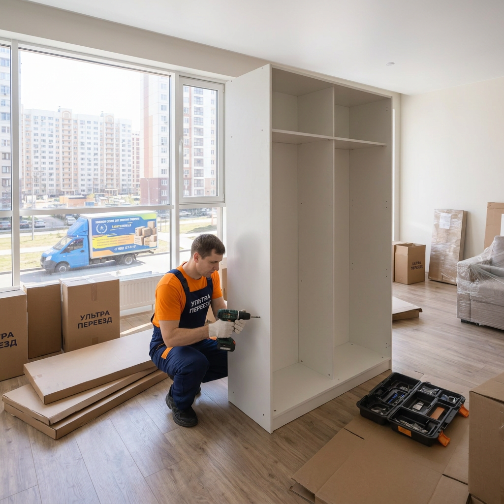 Сборка мебели в Москве — мастер Ультра Переезд