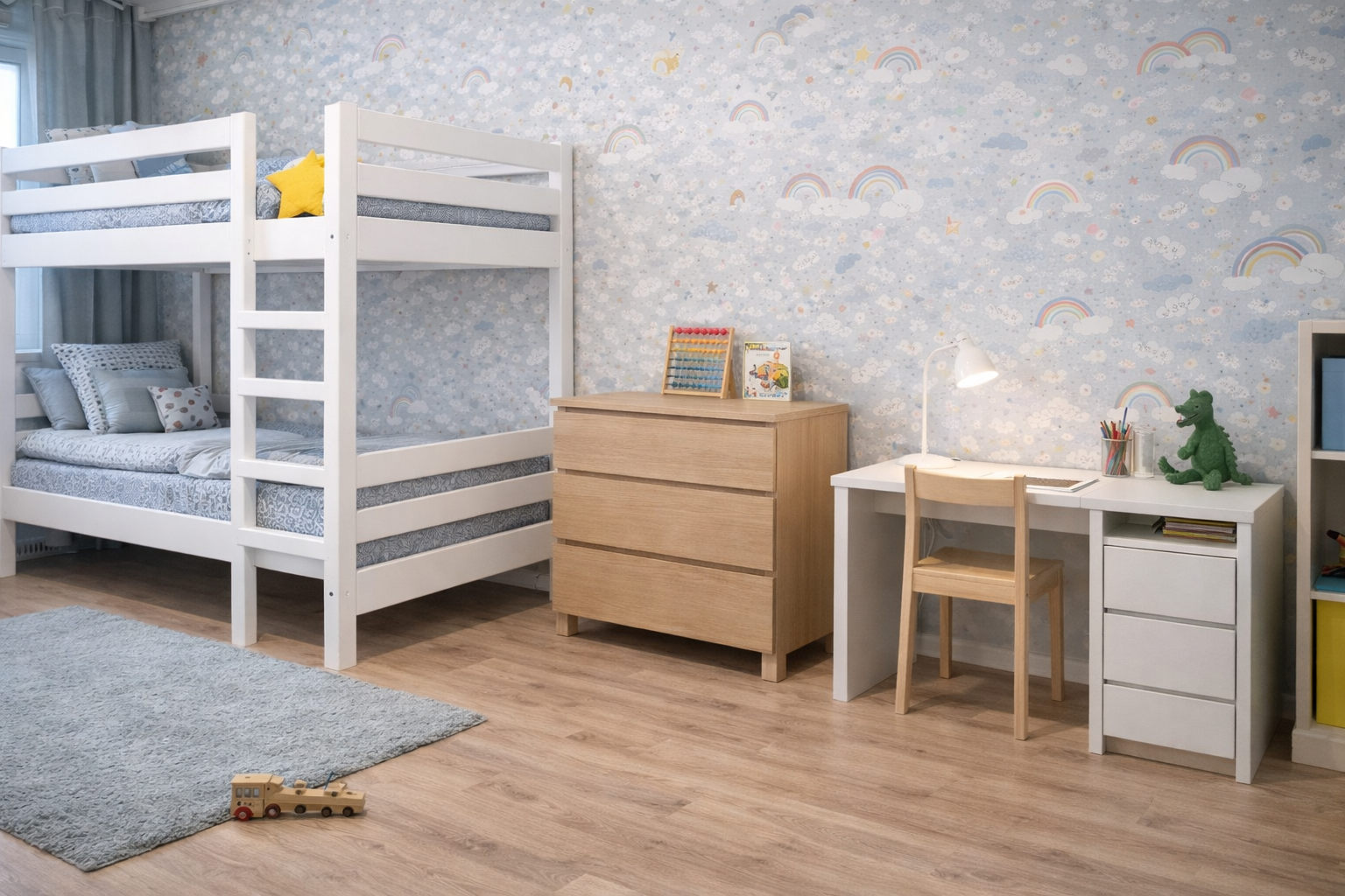 Готовая детская комната после сборки